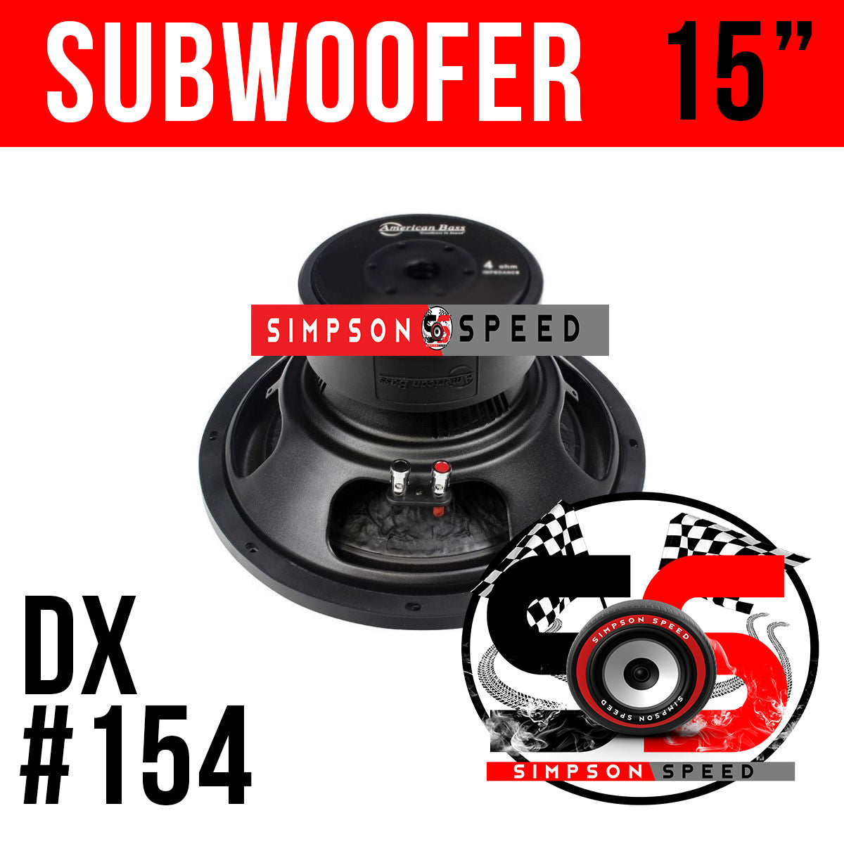 DX 15 American Bass Subwoofer
