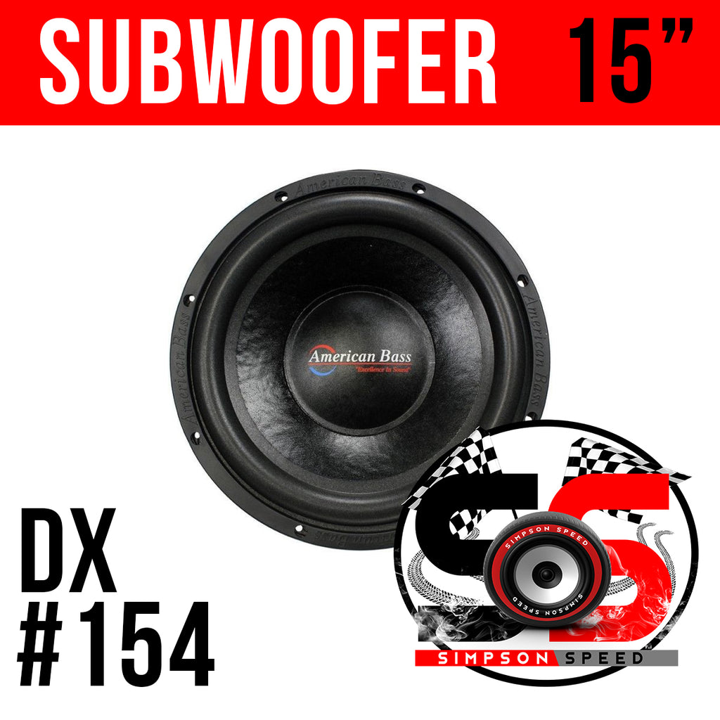DX 15 American Bass Subwoofer