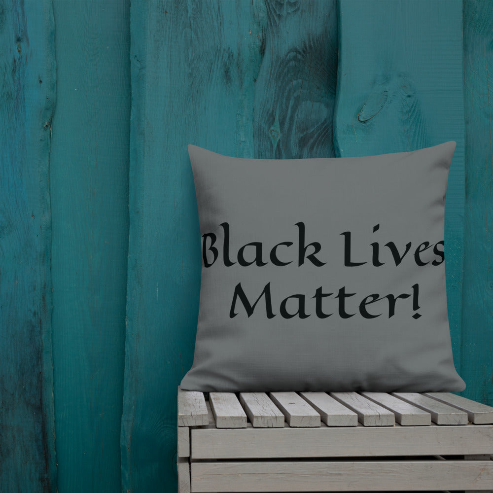 Black Lives Matter Premium Pillow